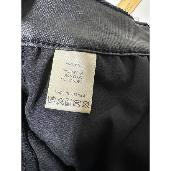 Sneak Peek Faux Leather Mid Rise Skinny Fit size 5 NWT - Picture 7 of 7